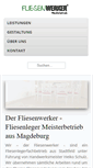 Mobile Screenshot of fliesenwerker.de